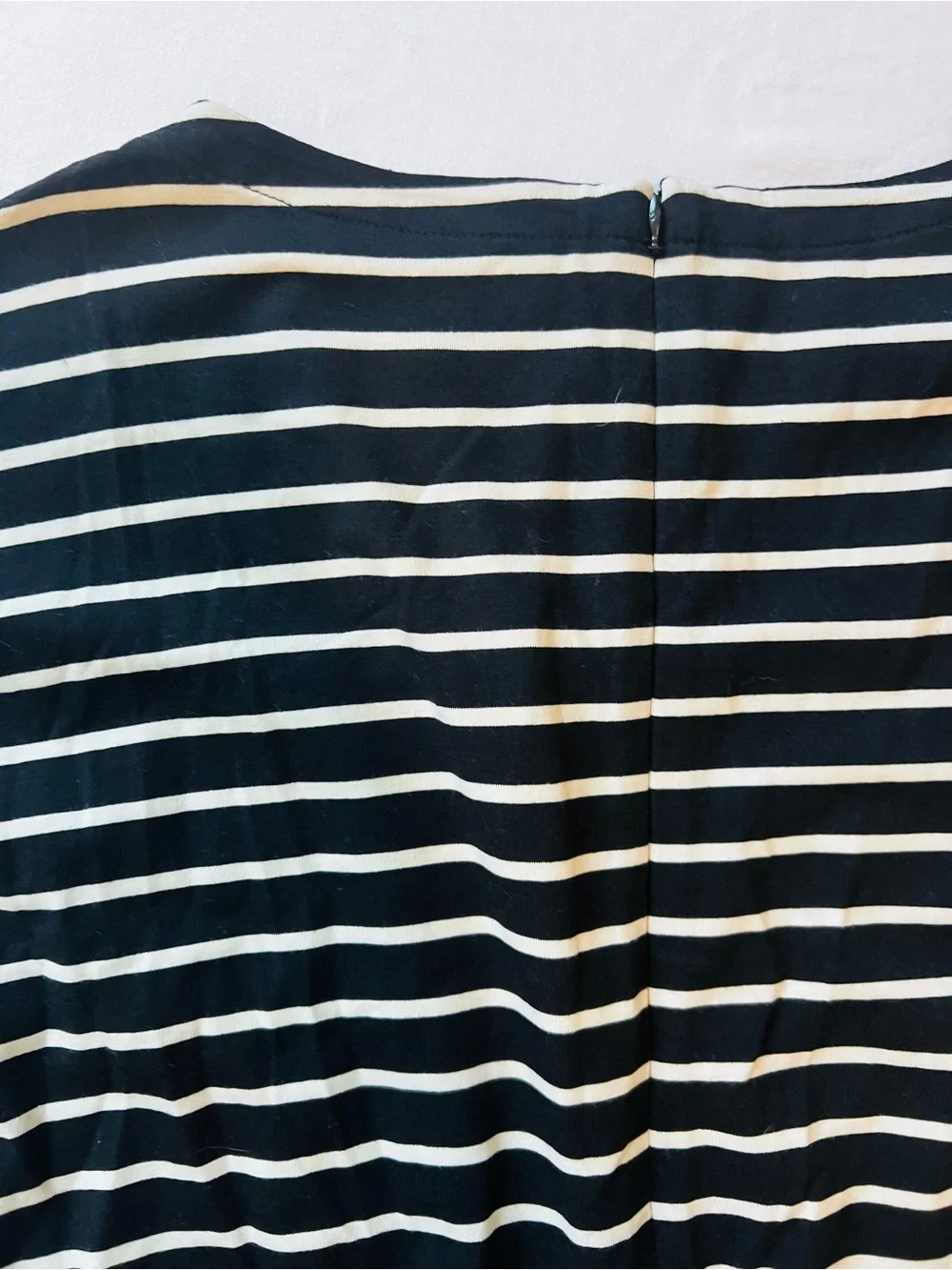 Ralph Lauren Black & White Striped Jumpsuit with Tie Waist